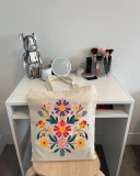 Екошопер BookOpt BK4107 Барвистий букет бежевий. Изображение №4