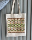 Екошопер BookOpt BK4111 Карпатська вишивка бежевий. Зображення №5