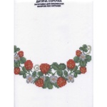 Заготовка для вишивки дитячої сор. біс суниця BSD02. Зображення №1