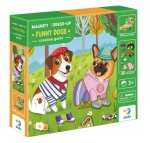 Магнітна гра "Одягалка Кумедні пси". Зображення №2 Магнітна гра "Одягалка Кумедні пси". Зображення №2