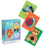 Набір карток Монтесорі з тактильникми елементами "На прогулянці". Зображення №1