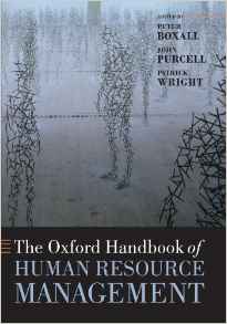 Oxford Handbook of Human Resour Management Oxford Handbook of Human Resour Management