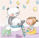 Книжки-білінгви. Горщик для дівчинки. Зображення №2 Книжки-білінгви. Горщик для дівчинки. Зображення №2