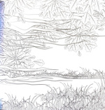 Розкішні дерева. Розмальовка. Зображення №4 Розкішні дерева. Розмальовка. Зображення №4