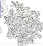 Квітучі сади. Розмальовка. Зображення №6