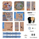 Конструктор 3D міні-будинок  Tonecheer  New York  TQ067. Зображення №4