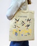 Екошопер на блискавці Bookopt Ukraine - Ластівки (BK4052). Изображение №1