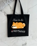 Екошопер Bookopt Plan to do: NOTHING чорний (BK4061). Изображение №5