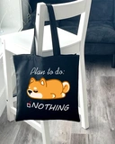 Екошопер Bookopt Plan to do: NOTHING чорний (BK4061). Изображение №6