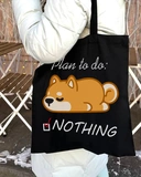 Екошопер Bookopt Plan to do: NOTHING чорний (BK4061). Изображение №8