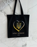 Екошопер чорний Love Ukraine. Изображение №5