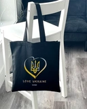 Екошопер чорний Love Ukraine. Изображение №6