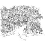 Дива мальовничих світів (книга - розмальовка). Изображение №3