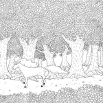 Магія мальовничих світів (книга - розмальовка). Изображение №4