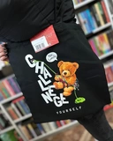 Екошопер Bookopt Teddy Bear - Challenge чорний (ВК4059). Изображение №3