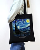Екошопер Bookopt VAN GOGH - Зоряна ніч. Чорний (ВК4062). Изображение №2