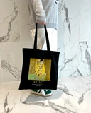 Екошопер Bookopt KLIMT - Поцілунок. Чорний (ВК4064). Изображение №3
