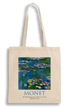 Екошопер Bookopt MONET - Водяні лілії. Бежевий (ВК4063). Изображение №2
