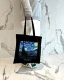 Екошопер Bookopt VAN GOGH - Зоряна ніч. Чорний (ВК4062). Изображение №3