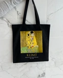 Екошопер Bookopt KLIMT - Поцілунок. Чорний (ВК4064). Изображение №5