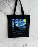 Екошопер Bookopt VAN GOGH - Зоряна ніч. Чорний (ВК4062). Изображение №5