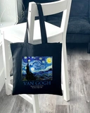 Екошопер Bookopt VAN GOGH - Зоряна ніч. Чорний (ВК4062). Изображение №6