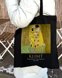Екошопер Bookopt KLIMT - Поцілунок. Чорний (ВК4064). Изображение №9