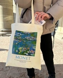 Екошопер Bookopt MONET - Водяні лілії. Бежевий (ВК4063). Изображение №9