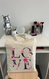 Екошопер Bookopt ВК4072 LOVE (квіти), бежевий. Изображение №4
