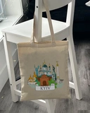 Екошопер BookOpt BK4070 Київські пейзажі, бежевий. Изображение №6