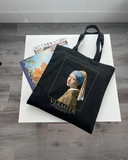Екошопер BookOpt BK4074 VERMEER Дівчина з перловою сережкою, чорний. Изображение №8