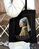 Екошопер BookOpt BK4074 VERMEER Дівчина з перловою сережкою, чорний. Изображение №9