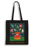 Екошопер BookOpt BK4084 YAYOI KUSAMA Квіти, чорний. Изображение №1