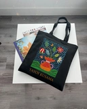 Екошопер BookOpt BK4084 YAYOI KUSAMA Квіти, чорний. Изображение №8
