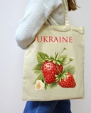 Екошопер BookOpt BK4086 Полуниця. Дивовижні ласощі, даровані природою бежевий. Изображение №2