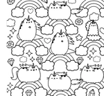 Мінірозмальовка Pusheen. Изображение №3