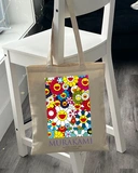 Екошопер BookOpt BK4092 Murakami - Квіти, бежевий. Изображение №6