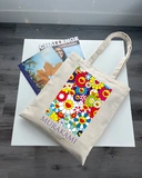 Екошопер BookOpt BK4092 Murakami - Квіти, бежевий. Изображение №8