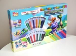 Малюй піском FunGame Динозаври 84985 16 карток 12 кольорів піску, 4 мольберти. Зображення №1