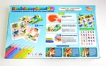Малюй піском FunGame Динозаври 84985 16 карток 12 кольорів піску, 4 мольберти. Зображення №2