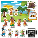 Гра розвиваюча Vladi Toys VT3206-35 магнітний театр з аудіоказкою Казкові голоси "Коза-дереза". Зображення №2