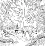 Двір шипів і троянд. Розмальовка. Зображення №5