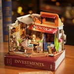 Конструктор 3D міні-будинок Robotime Rolife Bookstore DG164. Зображення №2
