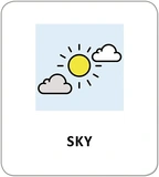 Картки з піктограмами. Природні явища. Пори року. Зображення №7