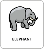 Картки з піктограмами. Тварини. Изображение №7