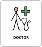 Картки з піктограмами. Заклади та професії. Зображення №3