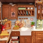 Конструктор 3D міні-будинок Robotime Rolife Baking Kitchen DG172. Зображення №4
