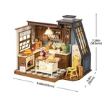 Конструктор 3D міні-будинок Robotime Rolife Baking Kitchen DG172. Зображення №6