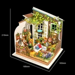 Конструктор 3D міні-будинок Robotime Rolife Miller’s Flower House DG108. Зображення №6