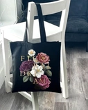 Екошопер BookOpt BK4109 Florar dreams чорний. Изображение №6